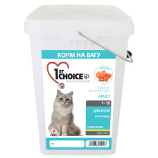 1st Choice Adult Healthy Skin&Coat ФЕСТ ЧОЙС ХЕЛЗІ ЛОСОСЬ сухий суперпреміум корм для котів , 5 кг., На вагу см.