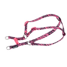 Coastal Li’l Pals Comfort Dog Harnes КОСТАЛ ЛІТТЛ ПЕЛС КОМФОРТ шлея для собак, 0.9х20-36см , Рожева зебра см., 0,9 х 20-36 см см.