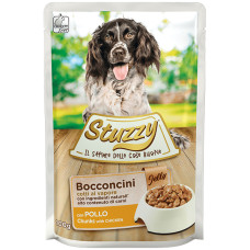 Stuzzy Dog Chicken ШТУЗІ КУРКА в желе консерви для собак, вологий корм, пауч 100г , 0.1 кг.