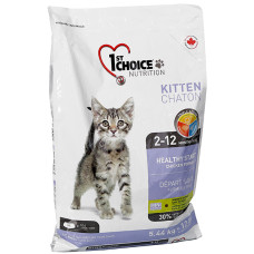 1st Choice Kitten Healthy Start ФЕСТ ЧОЙС КУРКА ДЛЯ КОШЕНЯТ сухий суперпреміум корм для кошенят , 5.44 кг., Пакунок см.