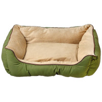 K&H Self-Warming Lounge Sleeper самозігрівальний лежак для собак і котів , Зелений - жовто-коричневий см., S см.