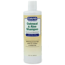 Davis Oatmeal & Aloe Shampoo ДЕВІС ВІВСЯНЕ БОРОШНО З АЛОЕ гіпоалергенний шампунь для собак і котів, концентрат , 0.355 л.