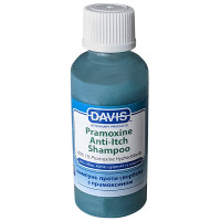 Davis Pramoxine Anti-Itch Shampoo ДЕВІС ПРАМОКСИН шампунь від свербежу з 1% прамоксину гідрохлоридом для собак і котів , 0.05 л.