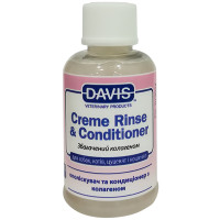 Davis Creme Rinse &amp; Conditioner ДЭВИС КРЕМ РИНЗ ополаскиватель и кондиционер с коллагеном для собак и кошек, концентрат, 0.05 л.