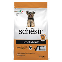 Schesir Dog Small Adult Chicken ШЕЗІР ДОРОСЛИЙ МАЛИХ КУРКА сухий монопротеїновий корм для собак малих порід , 0.8 кг., Пакунок см.