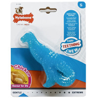 Nylabone Puppy Chew Dinosaur НІЛАБОН ДИНОЗАВР жувальна іграшка для цуценят, смак курки , S, для цуценят до 11 кг см., Курка см., 12x5,5x2,5 см см.