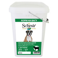 Schesir Dog Large Adult Lamb ШЕЗІР ДОРОСЛИЙ ВЕЛИКИХ ЯГНЯ сухий монопротеїновий корм для собак великих порід , 4 кг., На вагу см.