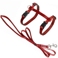 Flamingo Cat Harness and Leash Ziggi ФЛАМІНГО ЗІГГІ шлея та повідець для котів , Червоний см.