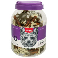 Wanpy Duck Jerky & Calcium Bone Twists ВАНПИІ КІСТКА З В’ЯЛЕНОЮ КАЧКОЮ ТА КАЛЬЦІЄМ ласощі для собак , 1.2 кг.