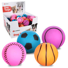 Flamingo Sports Ball Neon ФЛАМІНГО СПОРТИВНИЙ М’ЯЧ НЕОН іграшка для собак , діаметр 6.3 см см., В асортименті см.