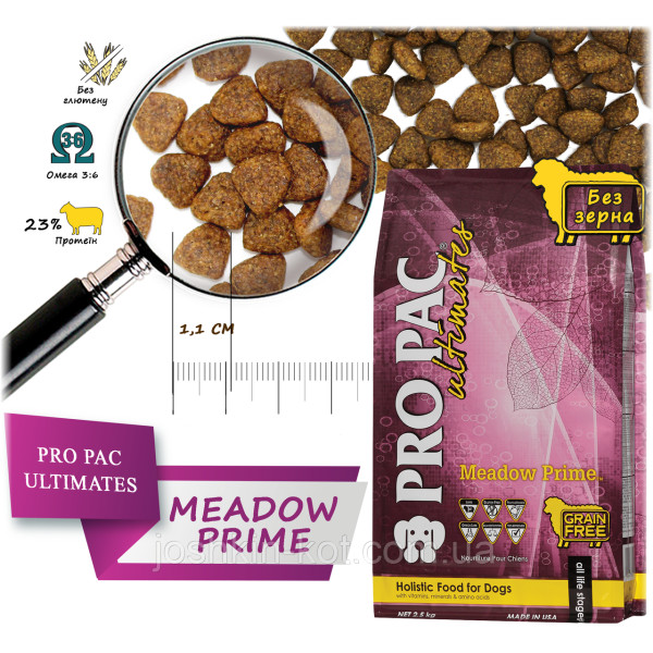 Сухий корм для собак Pro Pac DOG Meadow Prime 12 кг