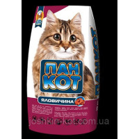 Корм для кошек ПАН КОТ говядина 10 кг
