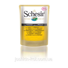 Schesir Cat с тунцом и куриным филе 100 гр