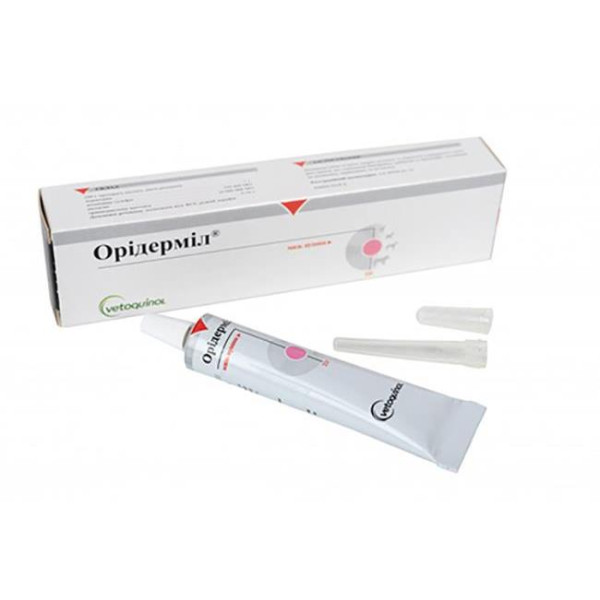 Мазь вушна Vetquinol Оридерміл для собак та котів, 10 г