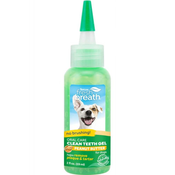 Гель TropiClean Fresh Breath Peanut Butter Арахісове масло для догляду за ротовою порожниною собак, 59 мл