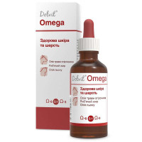 Краплі Dolfos Dolvit Omega Долвіт Омега для здорової шкіри та шерсті кішок та собак , 50 мл