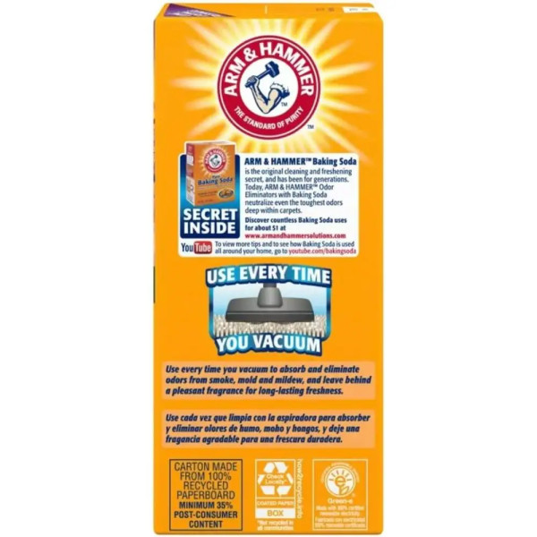 Освіжувач для килимів у вигляді порошку Острівний туман Arm&Hammer Fresh Scentsations Carpet Odor Eliminator (Island Mist), 850 грм