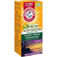 Освіжувач для килимів у вигляді порошку Острівний туман Arm&Hammer Fresh Scentsations Carpet Odor Eliminator (Island Mist), 850 грм