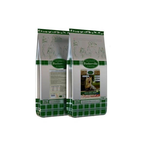 Сухий корм Baskerville Adult Small Breed для дорослих собак дрібних порід, 7,5 кг