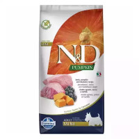 Сухий корм для собак Farmina (Фарміна) N&D Grain Free Pumpkin Lamb & Blueberry Adult Mini з гарбузом, ягням та чорницею, 7 кг