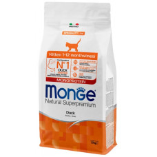 Сухий корм для кошенят Monge Cat Kitten з качкою, 400 г