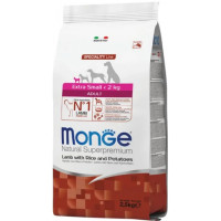 Сухой корм для собак Monge Dog Extrasmall Adult ягненок и картофель, 2.5 кг