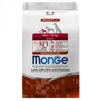 Сухий корм для собак Monge Dog Mini Adult ягня, рис та картопля, 800 г