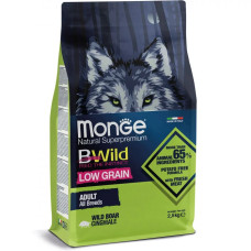 Сухий корм для собак Monge Dog Bwild Low Grain дикий кабан, 2.5 кг