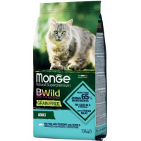 Сухий корм для котів Monge Cat Bwild Grain Free тріска, 1.5 кг