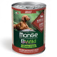 Вологий корм для собак Monge Dog Wet Bwild Grain Free Adult ягня, гарбуз та цукіні, 400 г