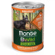 Вологий корм для собак Monge Dog Wet Bwild Grain Free Mini Adult качка, гарбуз та цукіні, 400 г