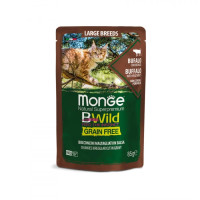  Вологий корм Monge Cat Wet Bwild Grain Free буйвол (для котів великих порід з 2-х місяців), 85 г