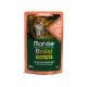 Вологий корм для котів Monge Cat Wet Bwild Grain Free Sterilised лосось з креветками та овочами, 85 г