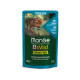 Вологий корм для котів Monge Cat Wet Bwild Grain Free Sterilised тунець з креветками та овочами, 85 г