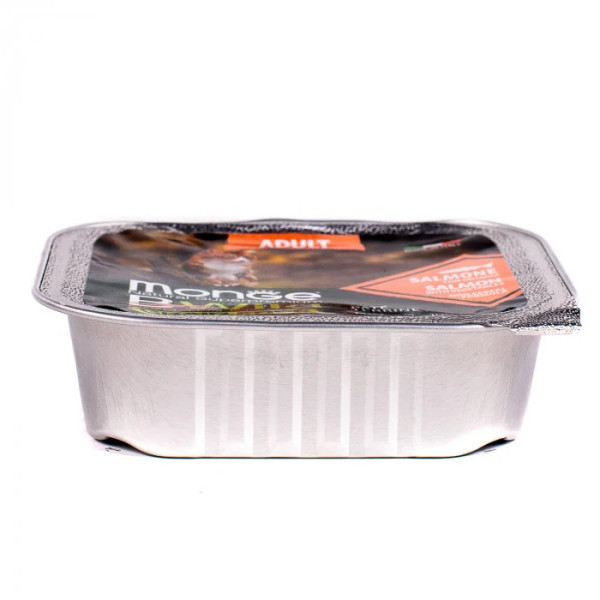 Вологий корм для котів Monge Cat Wet Bwild Grain Free Adult лосось з овочами, 100 г