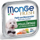 Вологий корм для собак Monge Dog Fresh з куркою та овочами, 100 г