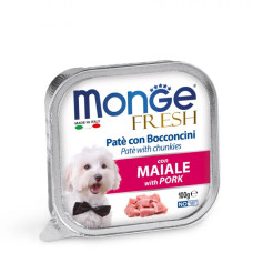 Вологий корм для собак Monge Dog Fresh зі свининою, 100 г