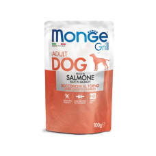 Вологий корм для собак Monge Dog Grill з лососем, 100 г