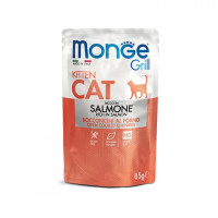 Вологий корм для кошенят Monge Cat Grill Kitten лосось, 85 г