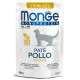 Влажный корм для кошек Monge Cat Monoprotein Sterilised 100% курица, 85 г