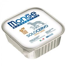 Вологий корм для собак Monge Dog Solo 100% оленина, 150 г