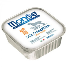 Вологий корм для собак Monge Dog Solo 100% качка, 150 г