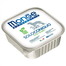 Вологий корм для собак Monge Dog Solo 100% кролик, 150 г