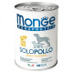 Влажный корм для собак Monge Dog Solo 100% курица, 400 г