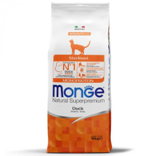 Сухий корм для котів Monge Cat Sterilised з качкою, 10 кг
