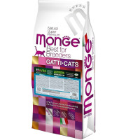 Сухий корм для котів Monge Cat Bwild Grain Free Sterilised тунець, 10 кг