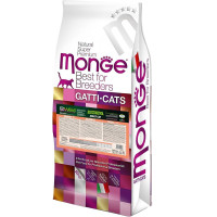 Сухий корм для котів Monge Cat Bwild Grain Free лосось, 10 кг