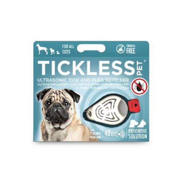 Ультразвуковий відлякувач кліщів і бліх Tickless Pet Beige