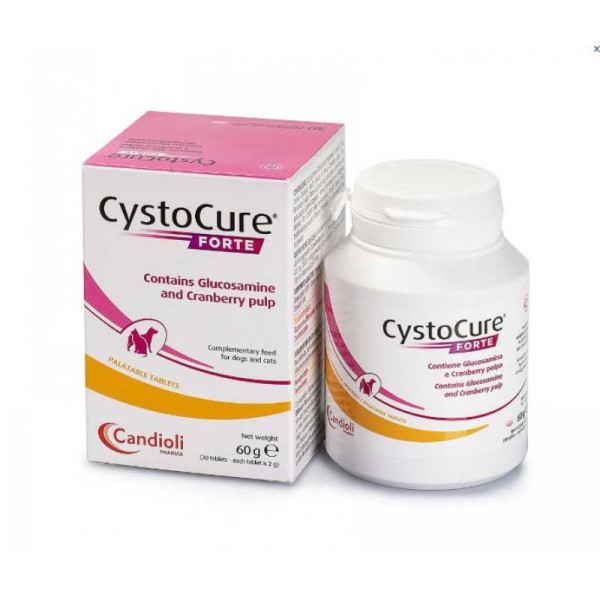 Порошок Candioli CystoCure Forte Цистокур форте для підтримки сечостатевої системи собак і котів, 30 гр