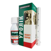 Суспензія Укрзооветпромпостач Уролік для лікування захворювань сечовивідних шляхів собак і кішок, 50 мл